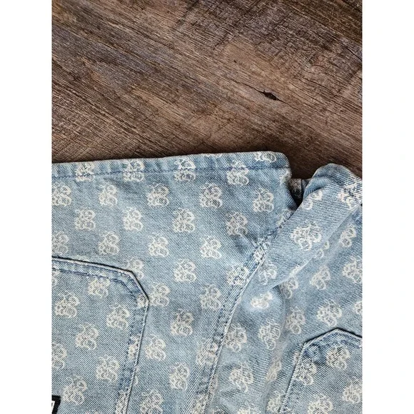 Obey Clash Denim Shorts light indigo size 27 NWT - Picture 5 of 5